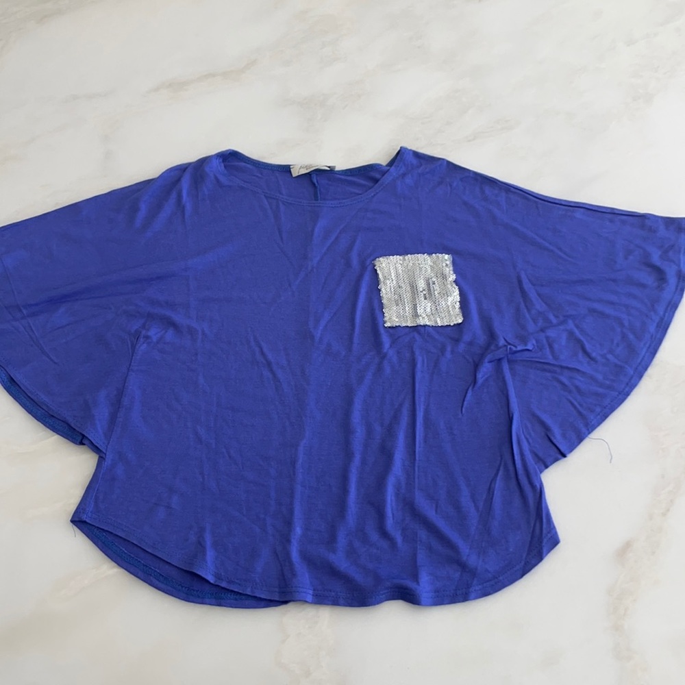 Pinc Premium Girls Purple Top-Size L